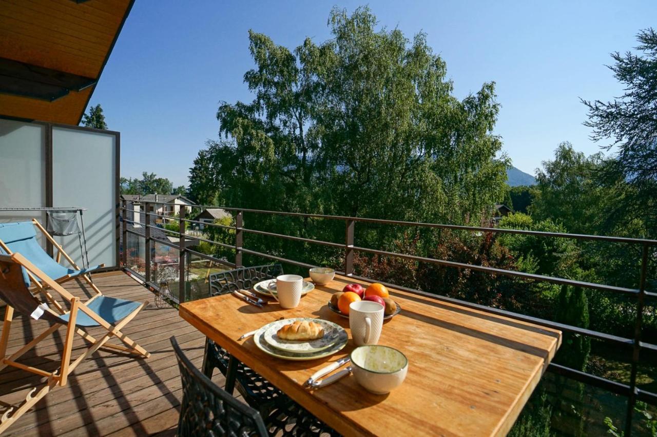 La Tournette Superb Quiet Apartment 300 Meters From The Lake Sévrier Eksteriør billede